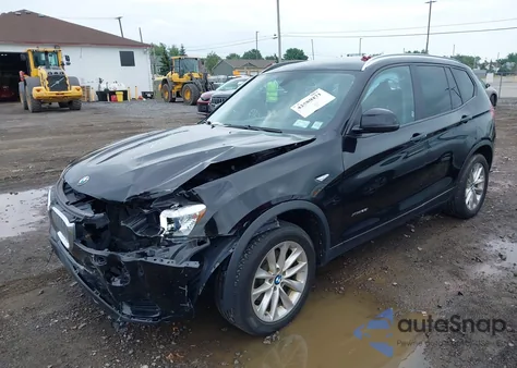 2017 BMW X3 xDrive28I из США, поврежденный, VIN 5UXWX9C51H0T04580